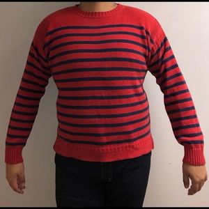 H&M Striped Crewneck Sweater